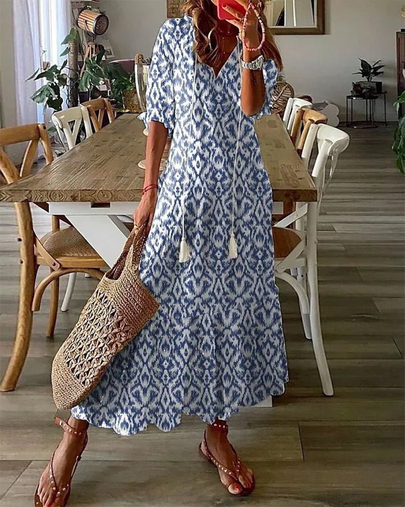 Luna | Elegantes Boho-Kleid mit figurfreundlichem Design