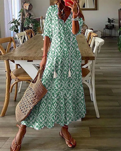 Luna | Elegantes Boho-Kleid mit figurfreundlichem Design