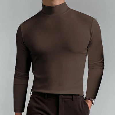 Claes | Slim Fit Hochtailliertes Langarm-T-Shirt für Männer