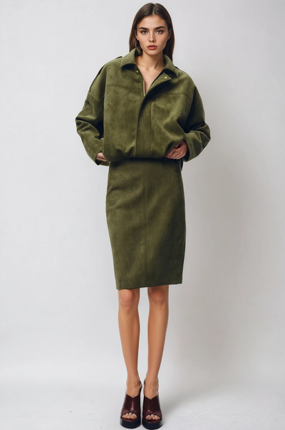 ELVINA™  - ZEITLOSE SUEDE-JACKE