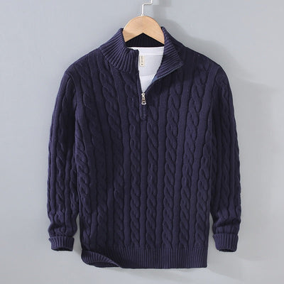 BRUNO™ - STILVOLLE ROLLKRAGEN-PULLOVER