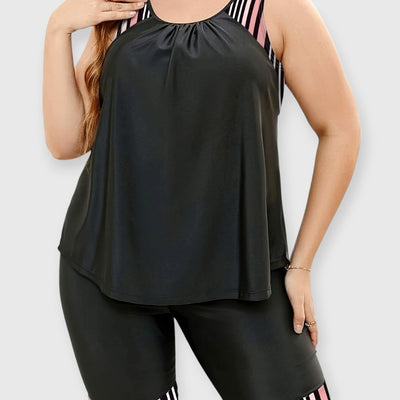 Elsie | Plus Size Tankini Set