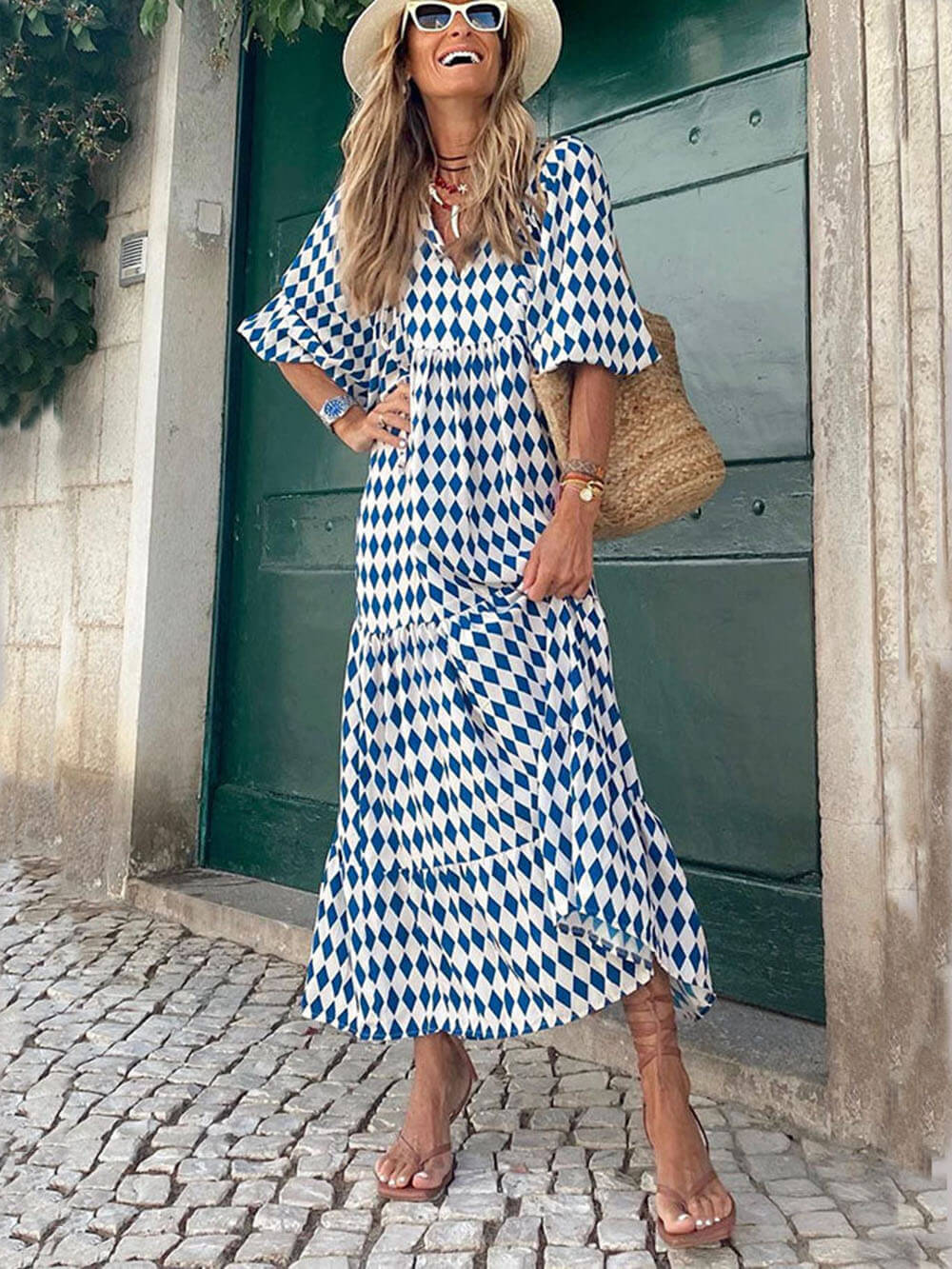 Paisley | Bohemian Breeze V-Neck Maxi Dress