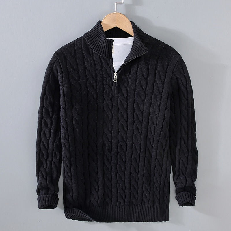 BRUNO™ - STILVOLLE ROLLKRAGEN-PULLOVER
