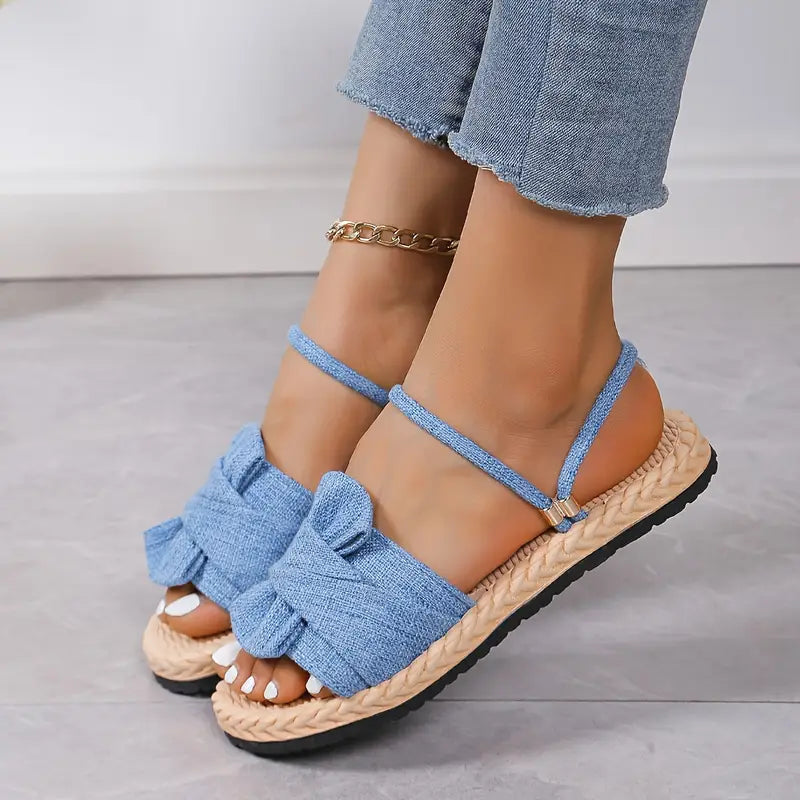 Lovi – Charmante Sandalen mit offener Spitze und Schleife