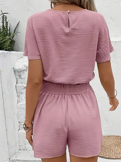Aminna – Elegantes Top- und Shorts-Set