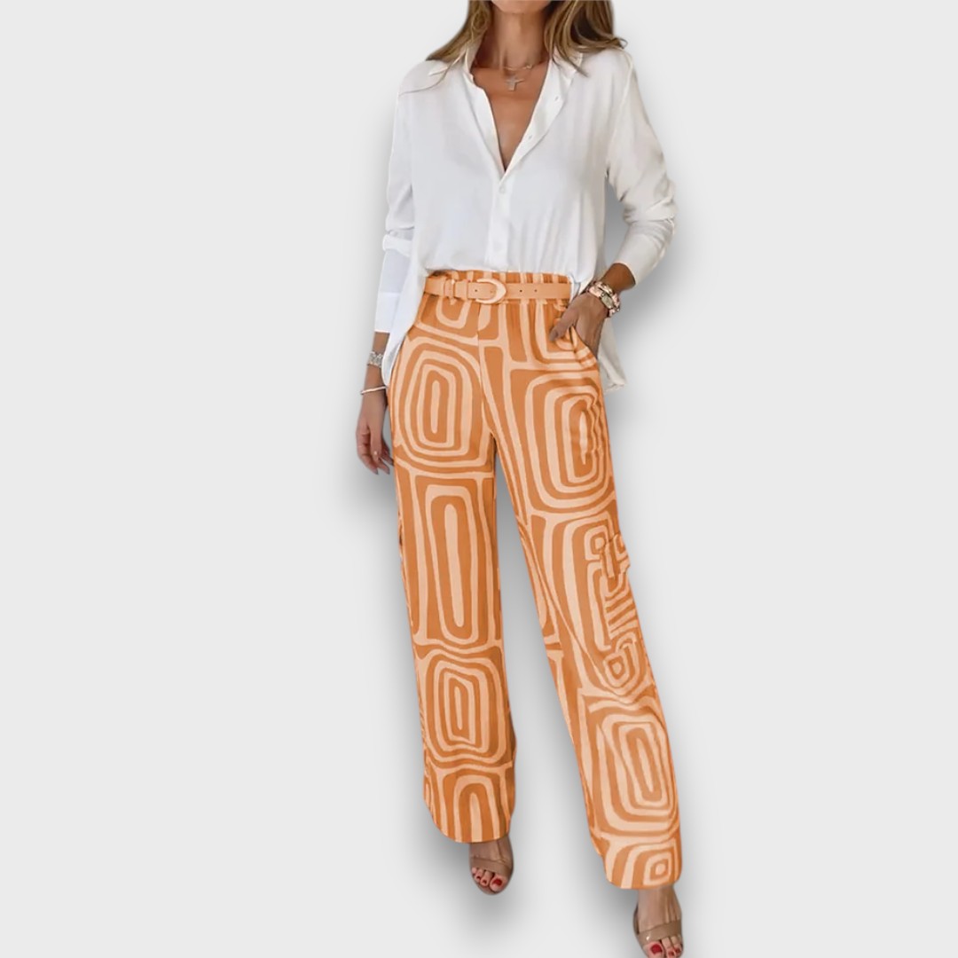 Vianne – Sommer-Set mit lockerer Hemdbluse