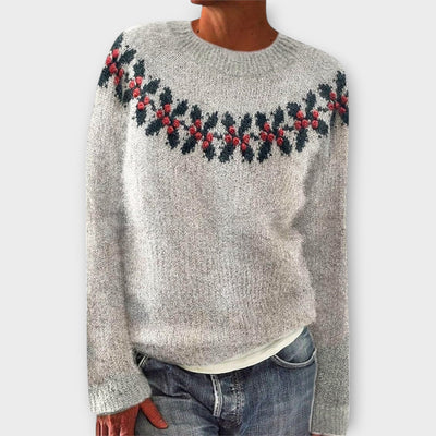Simone Winterlicher Damen-Strickpullover – Wärme und Stil für die kalte Jahreszeit