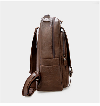KARLY™ | Multifunktionaler handgefertigter Lederrucksack