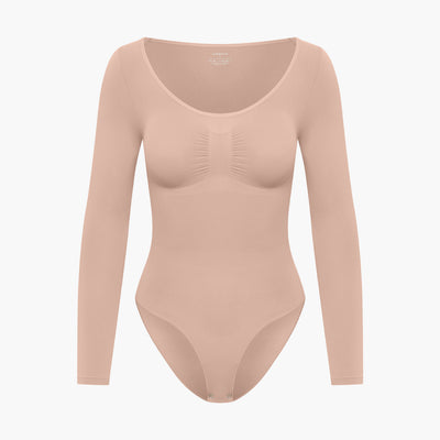 Bodysuit Sculpting Shapewear Longsleeve mit Slip - Secret Sale