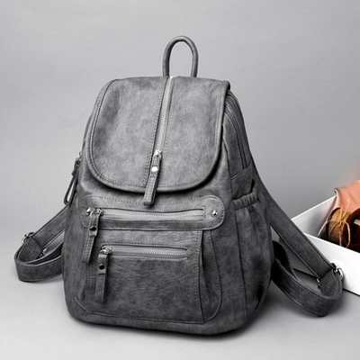 NORA™ | Geräumiger und vielseitiger Lederrucksack