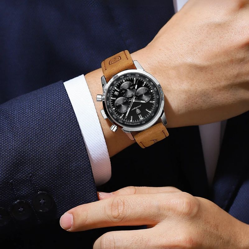 Elegante Luxus-Armbanduhr