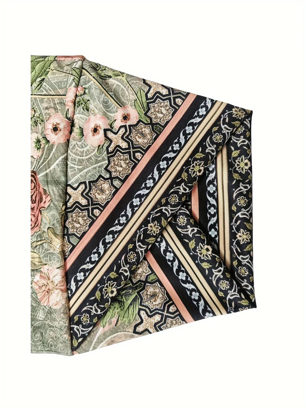 Kayden – Vintage Capri Hose Mit Blumenmuster