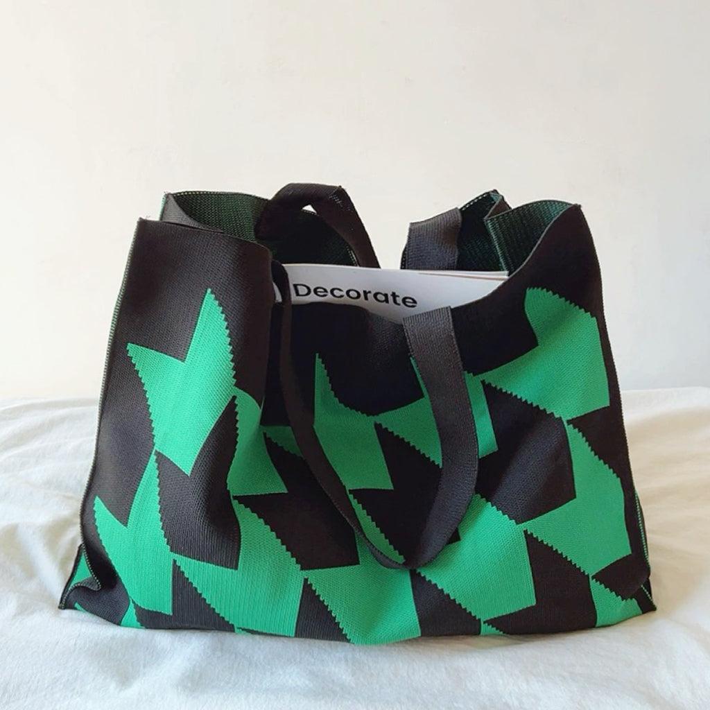 Unisex Shopper Tasche Canvas Strukturierter Look Lässig