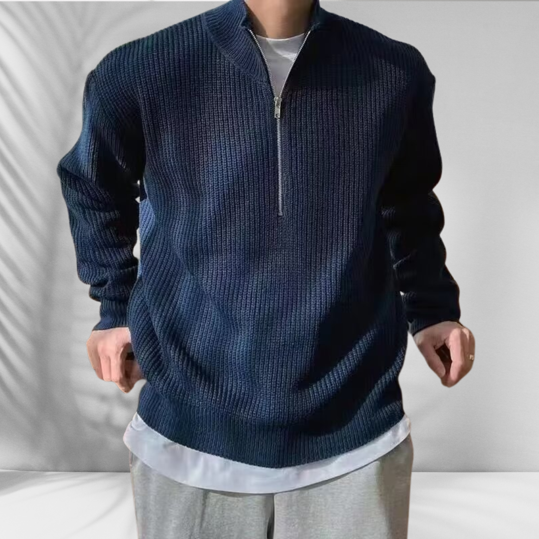 HENRIK™ | Warmer und vielseitiger Pullover mit Reißverschluss