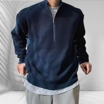 HENRIK™ | Warmer und vielseitiger Pullover mit Reißverschluss