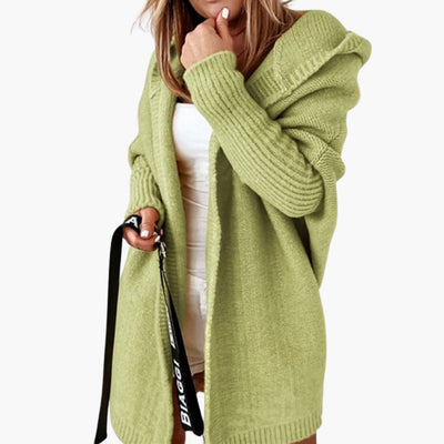 Strick Cardigan mit Kapuze für Damen