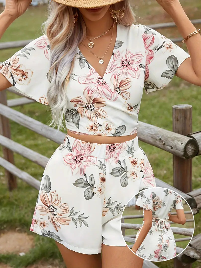 Amor – Zweiteiler mit Blumenmuster