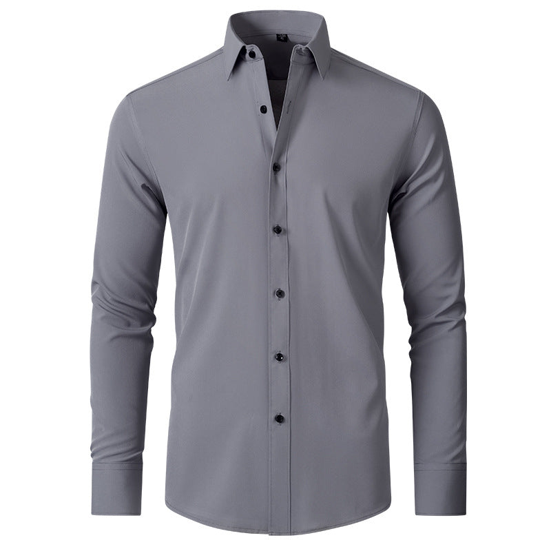Benjamin | Classic Slim Fit Stretchable Langarm Business Hemd