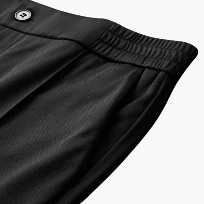 Herren Sommer-Zweiteiler mit Kurzarmhemd und Slim-Fit-Hose