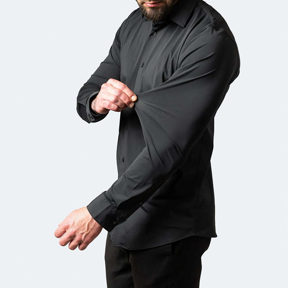 Benjamin | Classic Slim Fit Stretchable Langarm Business Hemd