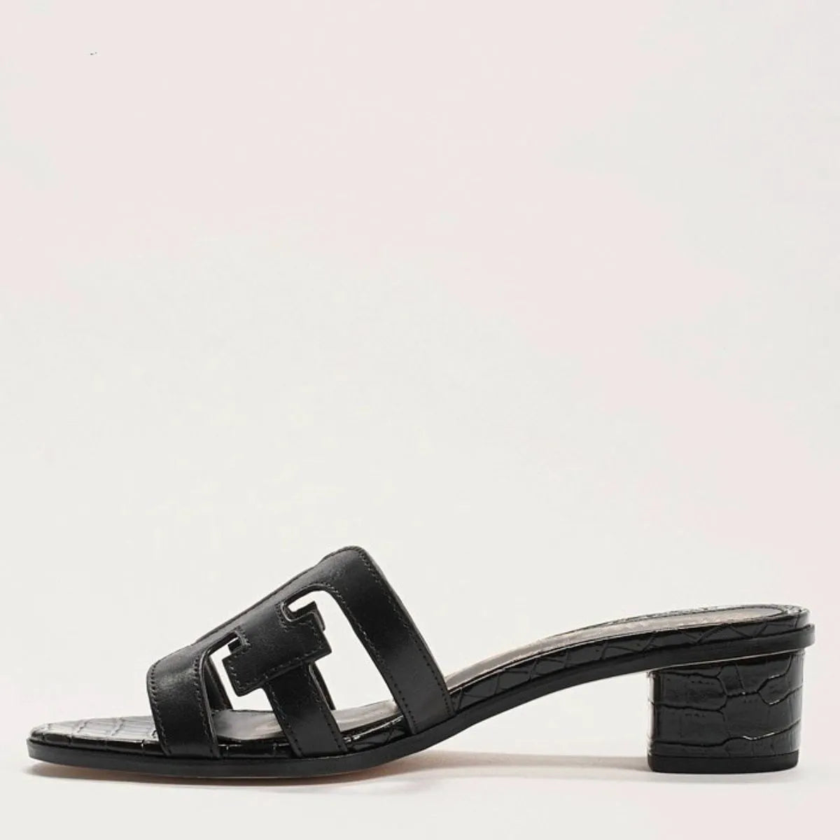 Open Toe Block Heels Sandals