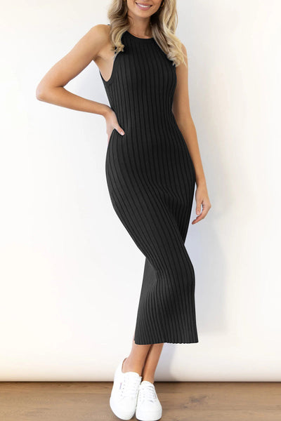 Elegantes langes ärmelloses Kleid für Damen