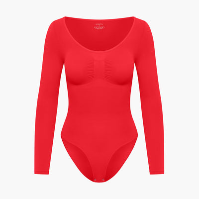 Bodysuit Sculpting Shapewear Longsleeve mit Slip - Secret Sale