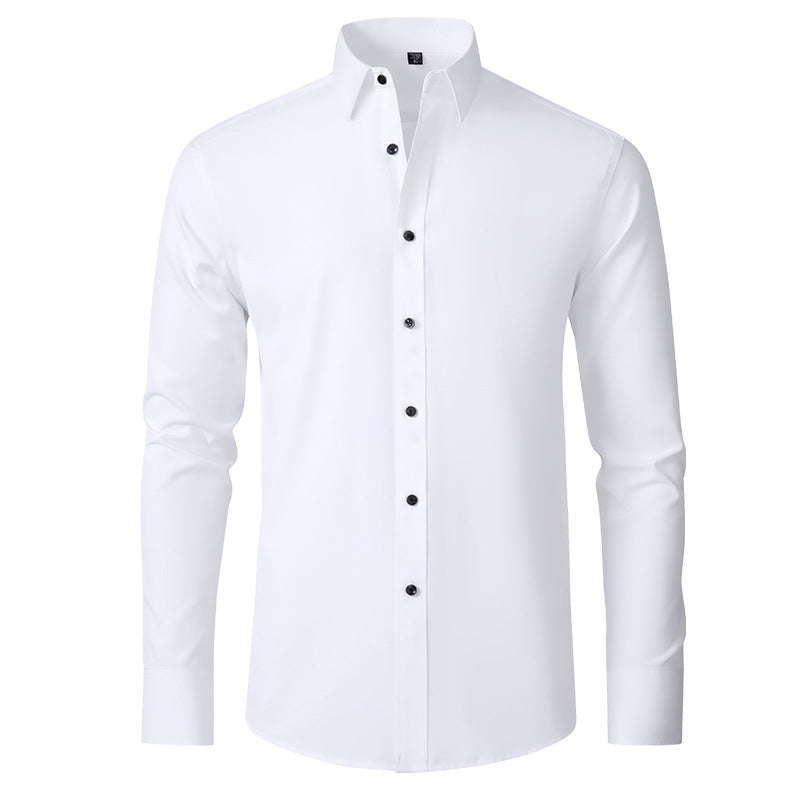 Benjamin | Classic Slim Fit Stretchable Langarm Business Hemd