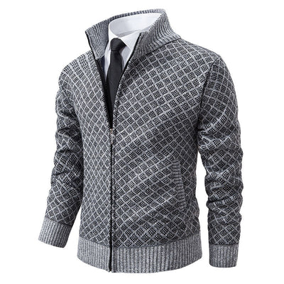 RENZO™ – STIVOLLE STRICKJACKE IM KAROMUSTER