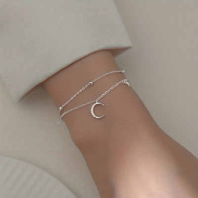 Verstellbare Kette mit synthetischem Zirkonia für Damen