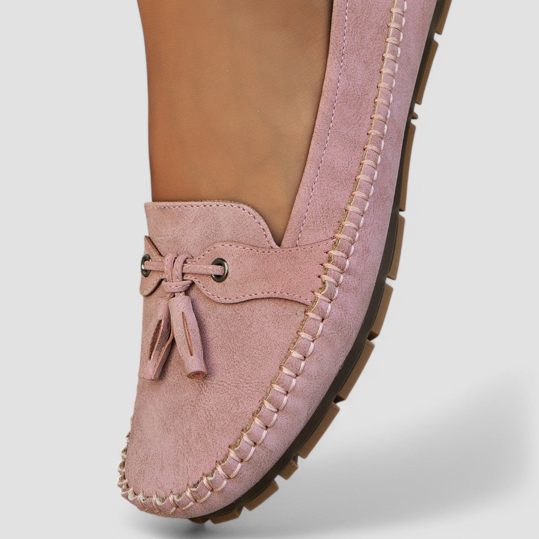 Charlotte | Bequeme Mokassins mit Schleife