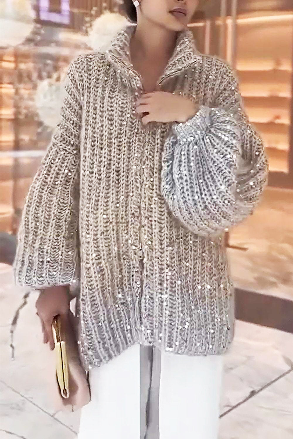 GLITZER PULLOVER