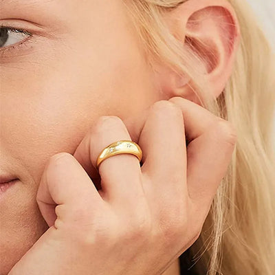 Flea Feiner Goldener Blumenring