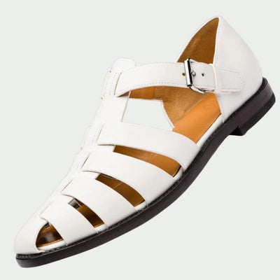 CORVIN - ELEGANTE LEDER HERRENSANDALE
