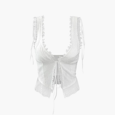 Elegantes V-Ausschnitt Top - Damen Oberteil für den Sommer