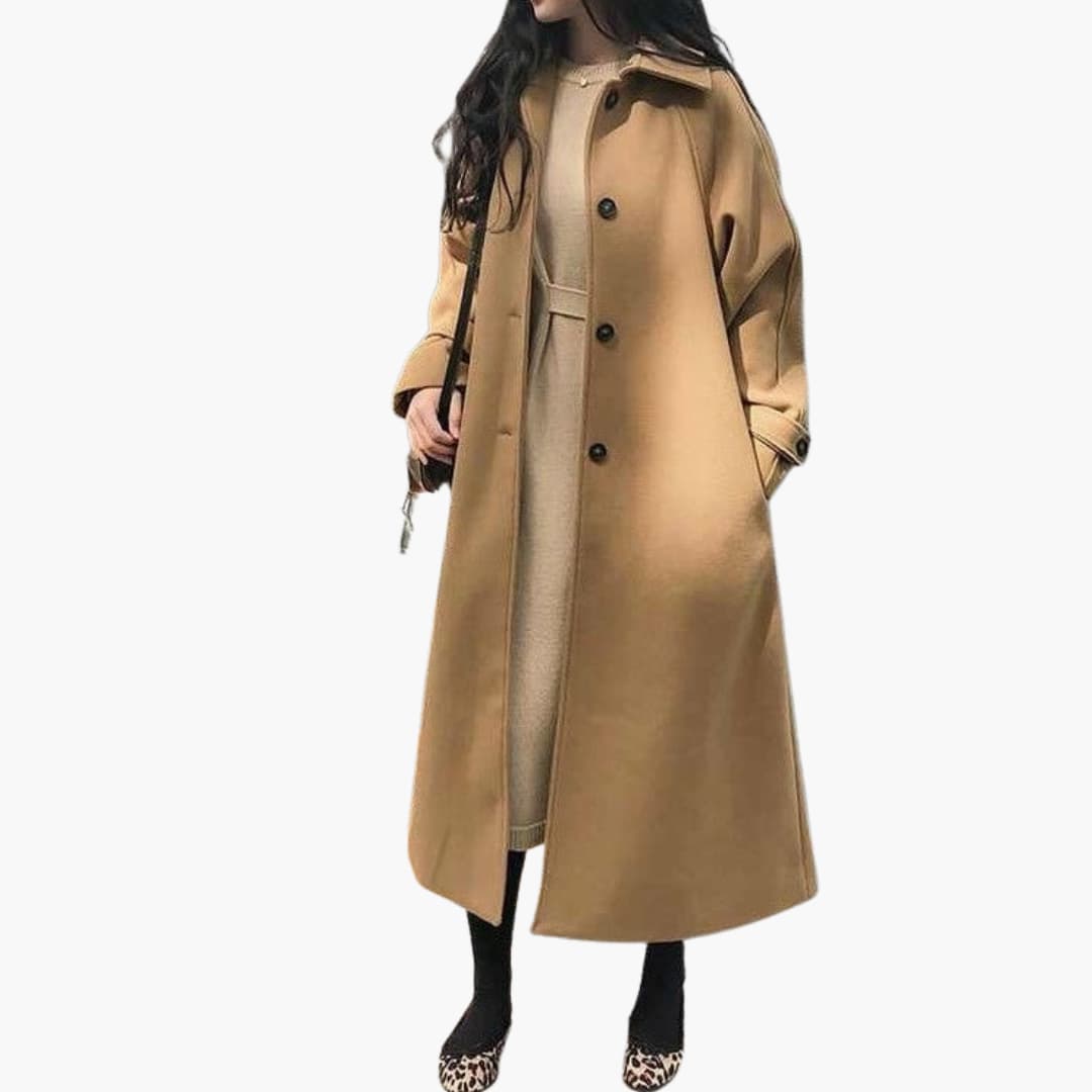 Trendy Langer Mantel für Damen
