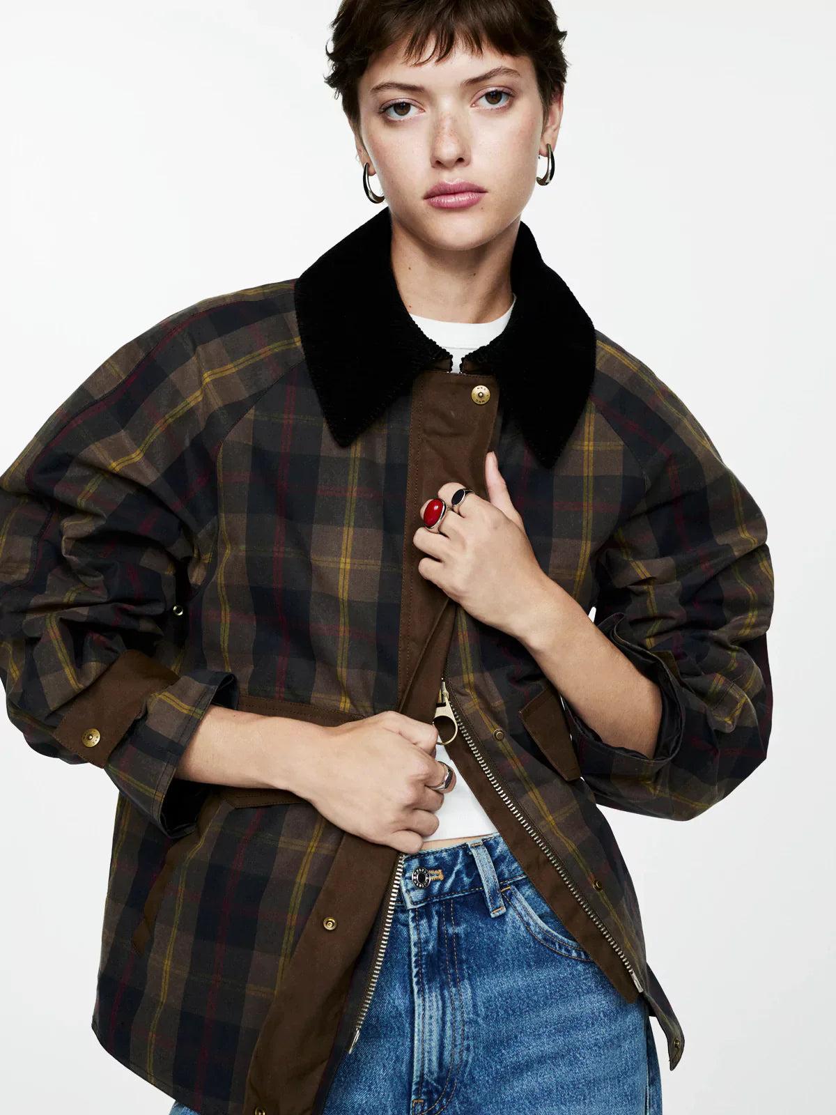 URBAN CHIC PLAID JACKET