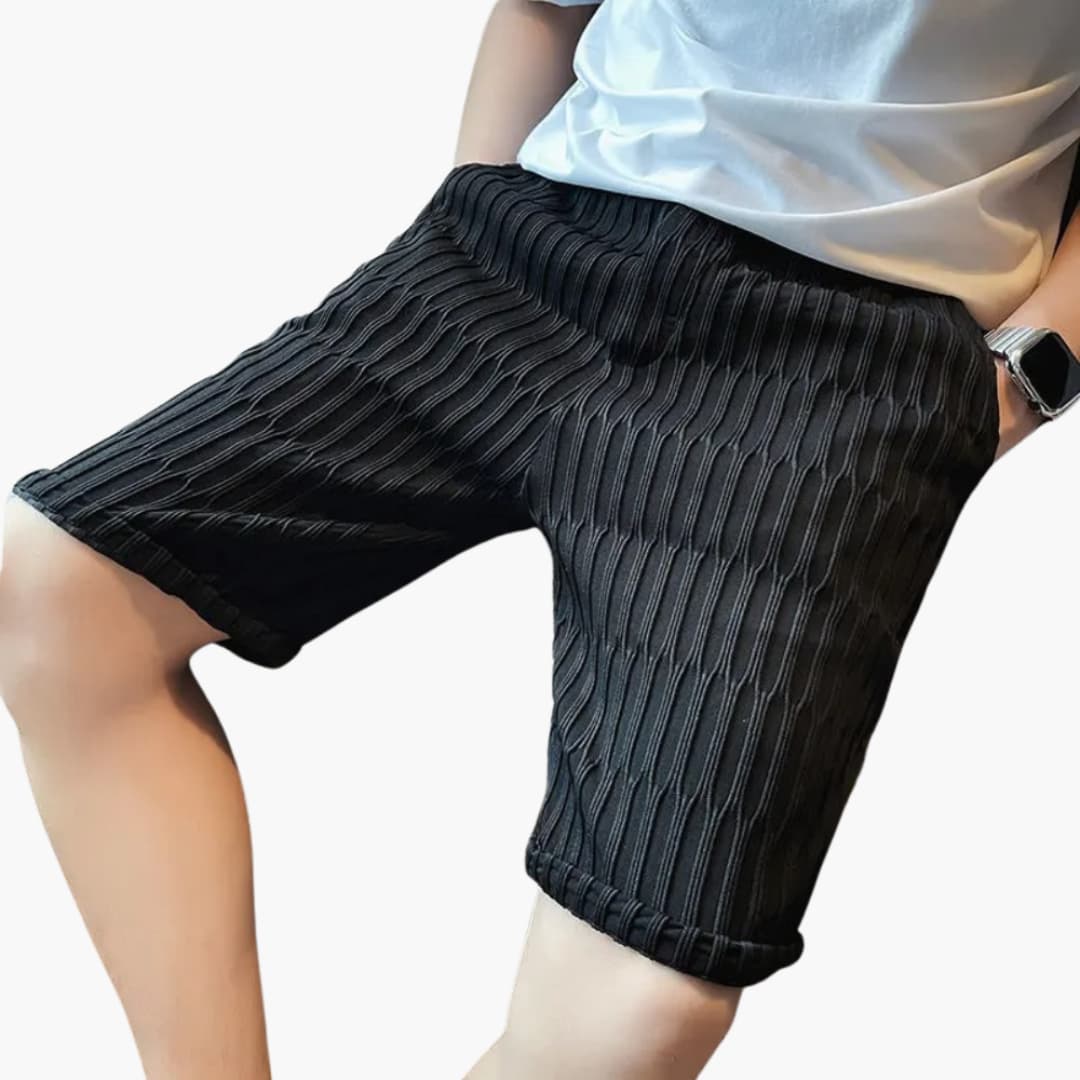 Herren Shorts aus Stretchstoff für den Sommer mit Gummibund