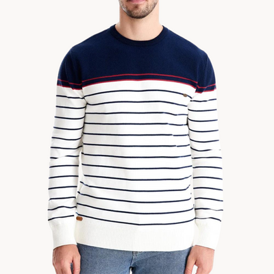 BILL STREIFEN BAUMWOLLPULLOVER