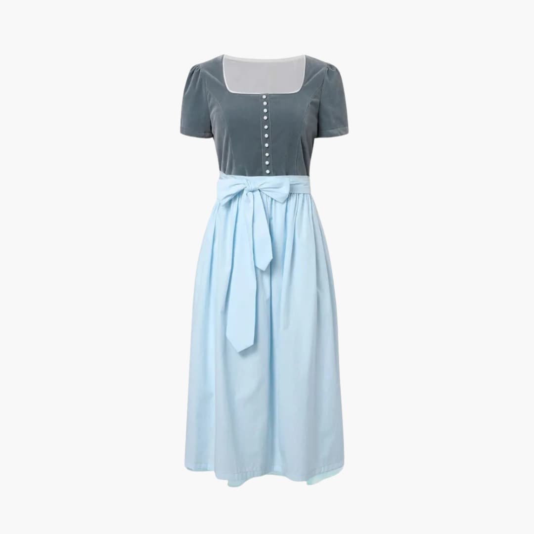 Besticktes Festliches Dirndl kleid für Damen - Oktoberfest 2025
