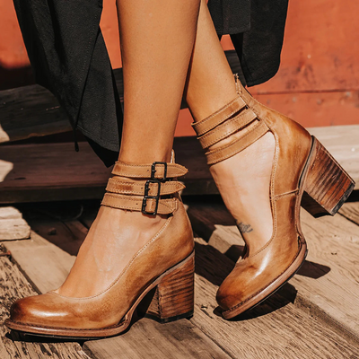 Ginevra™ | Chunky Sole Multi-Strap Pumps