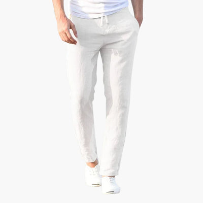 Herren Sommerhose mit Kordelzug und Seitentaschen