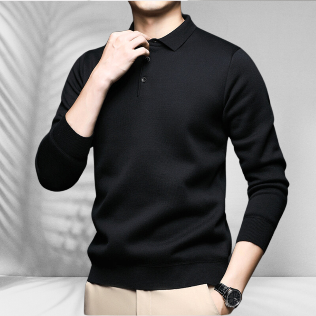MORITZ™ | Eleganter, wärmender Polopullover