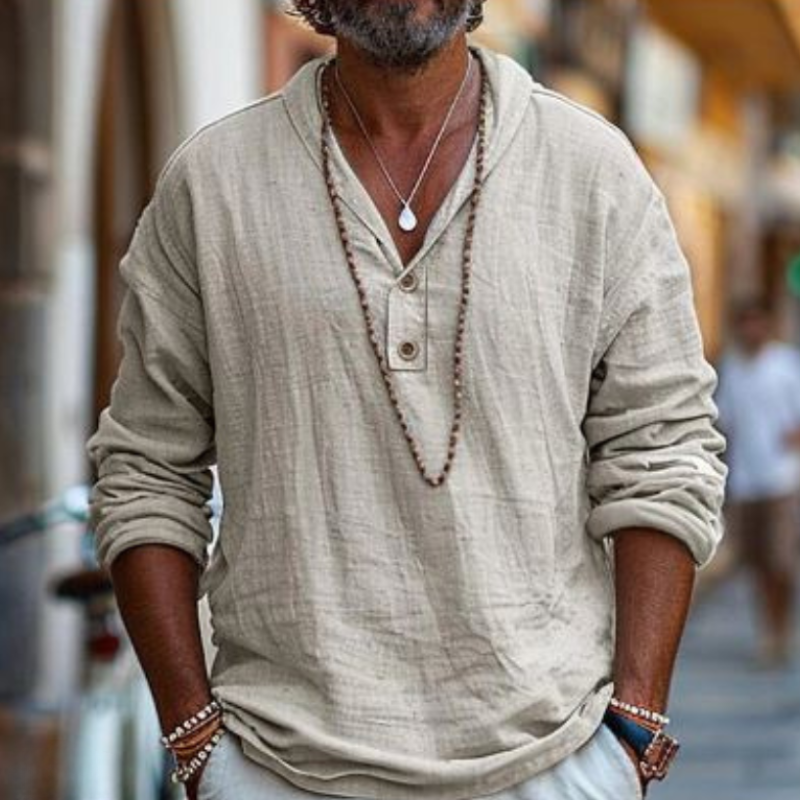 Nick | Herren Sommer Hemd | Langarm