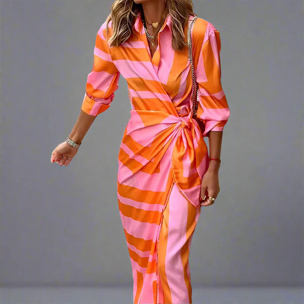 GUDRUN™ | Buntes Kleid für Frühlingsfreude