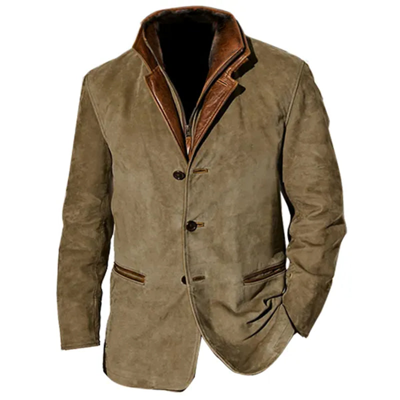 ALESSIO™- HEREN VINTAGE WILDLEDERJACKE