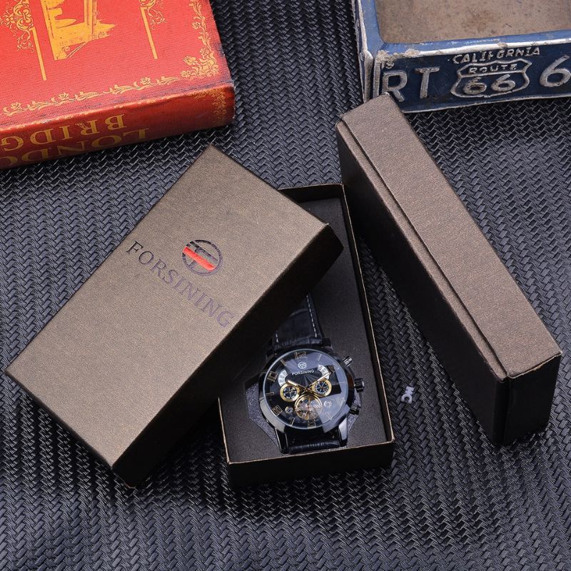 Elegante mechanische Tourbillon-Automatikuhr