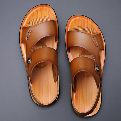 AVENWOOD LEDER SANDALEN