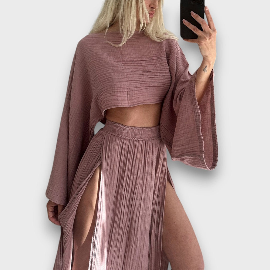 Elise – Lockeres Leinen-Set